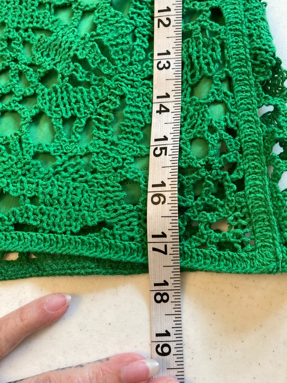 Boston Proper Kelly Green Crochet Lace Shorts - Picture 8 of 8